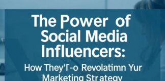 Die Macht der Social Media Influencer: Wie sie Ihre Marketingstrategie revolutionieren können The Power of Social Media Influencers: How They Can Revolutionize Your Marketing Strategy