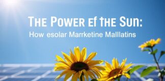 Die Macht der Sonne: Wie Sonnenmarketing Ihre Marke strahlen lässt The Power of the Sun: How Solar Marketing Makes Your Brand Shine