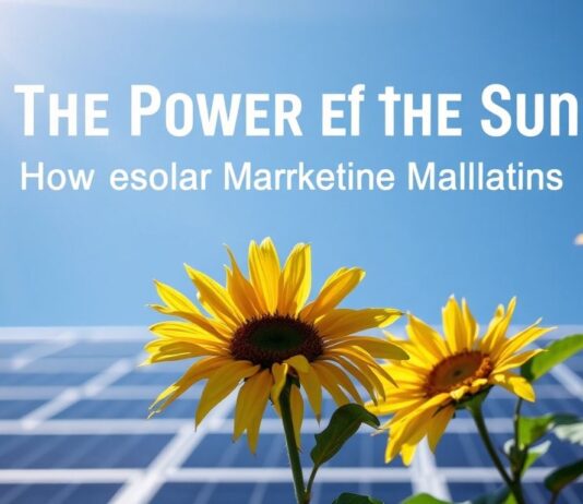 Die Macht der Sonne: Wie Sonnenmarketing Ihre Marke strahlen lässt The Power of the Sun: How Solar Marketing Makes Your Brand Shine