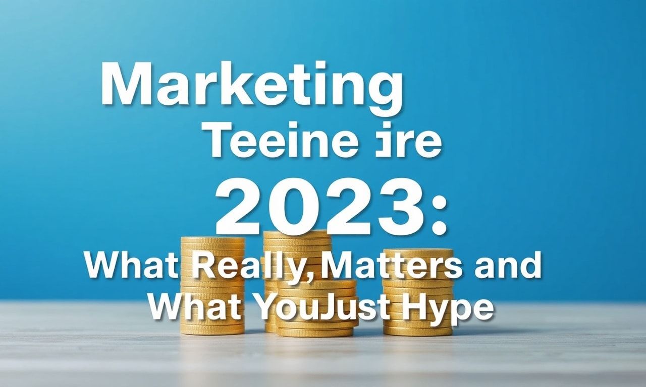 Marketing-Trends 2023: Was wirklich zählt und was nur Hype ist