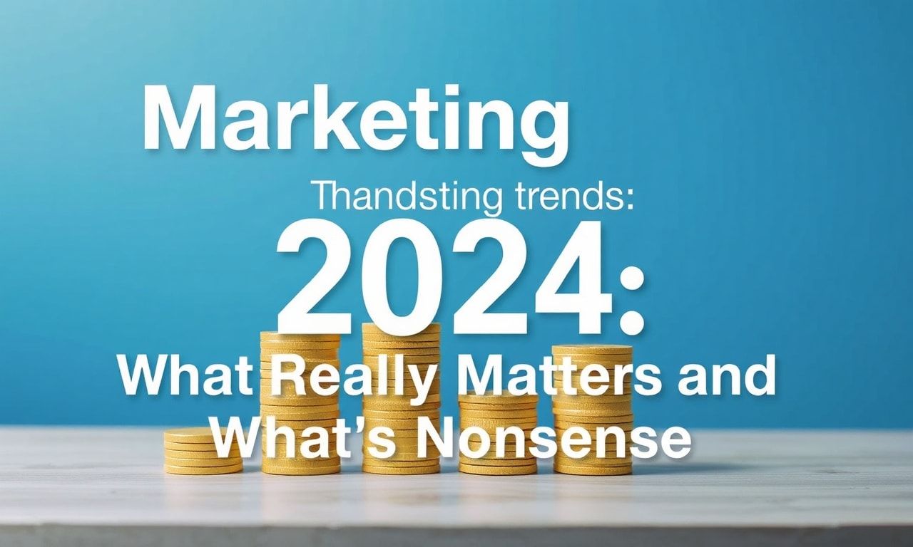 Marketing-Trends 2024: Was wirklich zählt – und was Quatsch ist